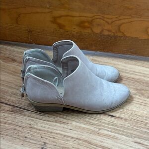 Serra Light Taupe Ankle Booties